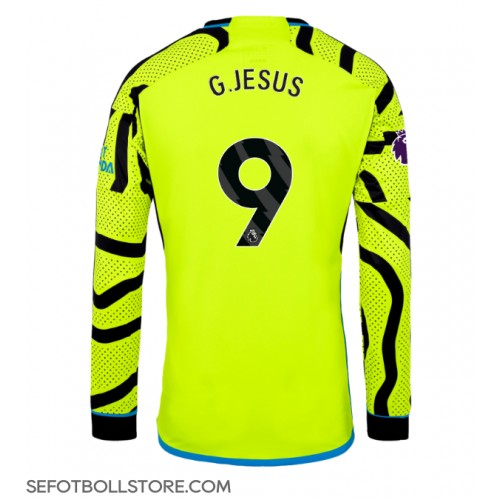 Arsenal Gabriel Jesus #9 Replika Bortatröja 2023-24 Långärmad